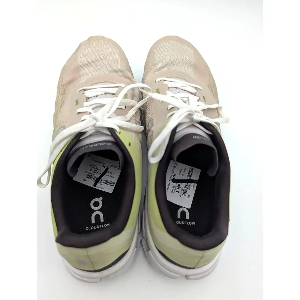 On Running Cloudflow 4 Sneaker Shoes Lace-Up Men's Zest Frost Size US9.5 EU43